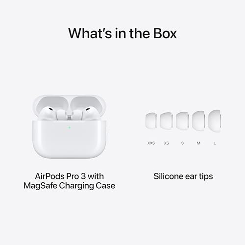 Apple AirPods Pro 3 Wireless Earbuds with Active Noise Cancellation