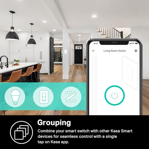 TP-Link Kasa HS200 Wi-Fi Smart Light Switch, 15A
