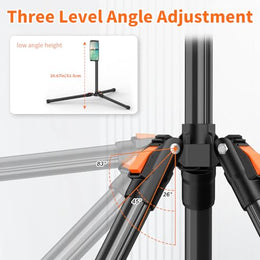 XXZU 72-Inch Aluminum Tablet Floor Stand Tripod for iPad