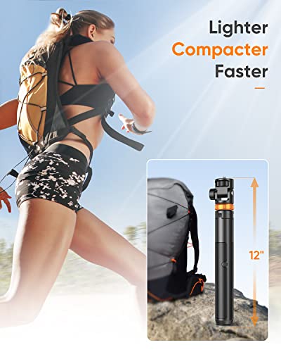 EUCOS 62" Phone Tripod, Tripod for iPhone & Selfie Stick with Remote