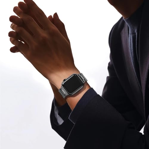 EPULY Stainless Steel Apple Watch Band for 38–49mm Models
