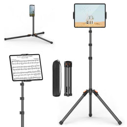 XXZU 72-Inch Aluminum Tablet Floor Stand Tripod for iPad
