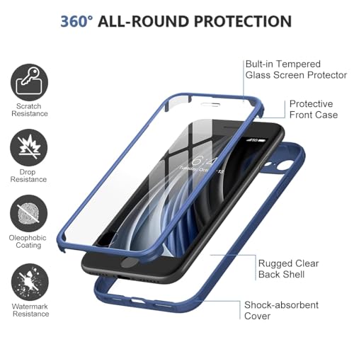 Miracase Full Body for iPhone All Series Glass Case 2026