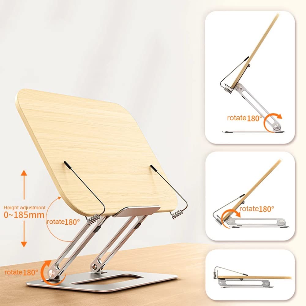 MVUYO Adjustable Aluminum Laptop & Tablet Stand