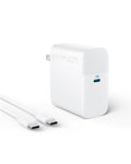 Anker Laptop Charger, Compact and Foldable 100W USB C Charger for MacBook Air, Samsung Galaxy, iPhone 17/16 Series, iPad Pro, and More(5FT USB C Cable Included)