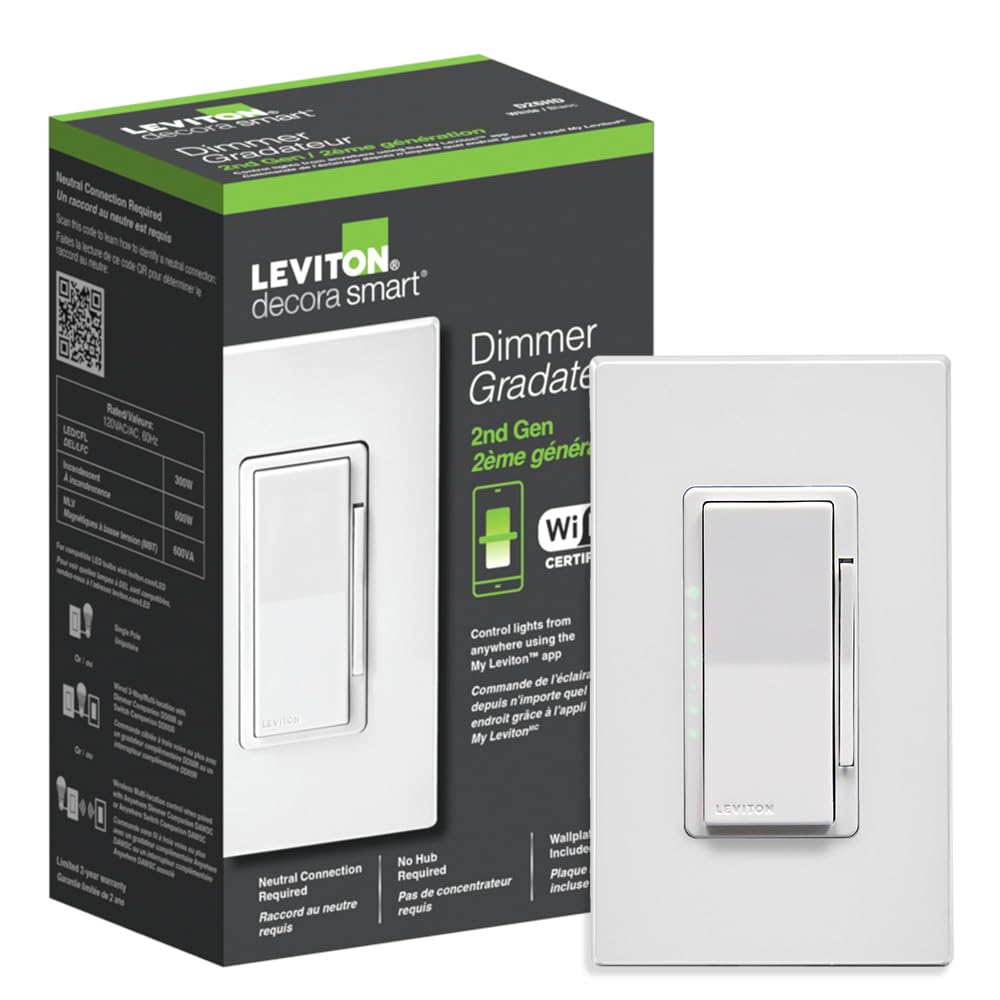 Leviton Decora 2nd Gen Wi-Fi Smart Dimmer Switch