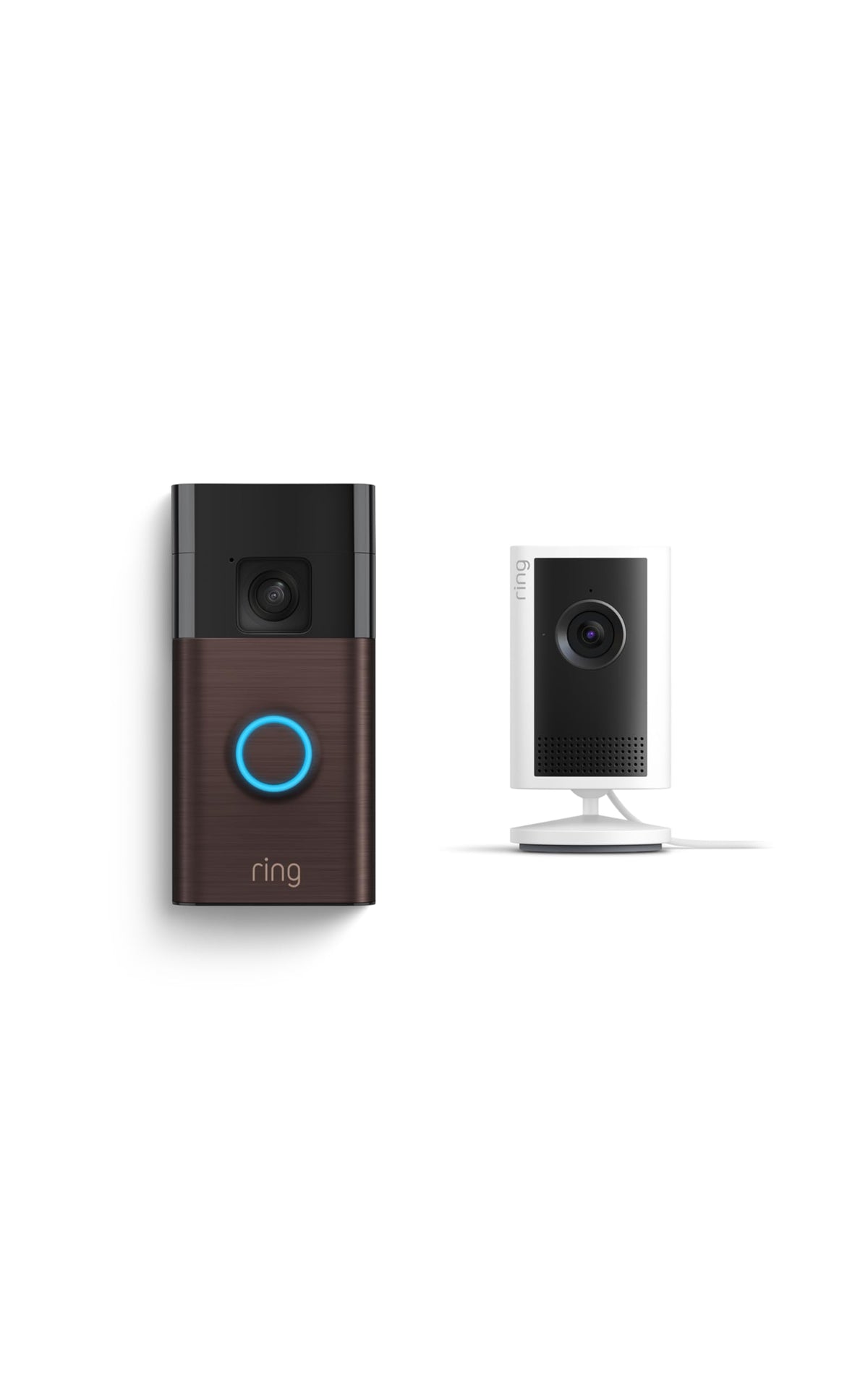 Ring Indoor Cam Plus & Battery Doorbell Bundle