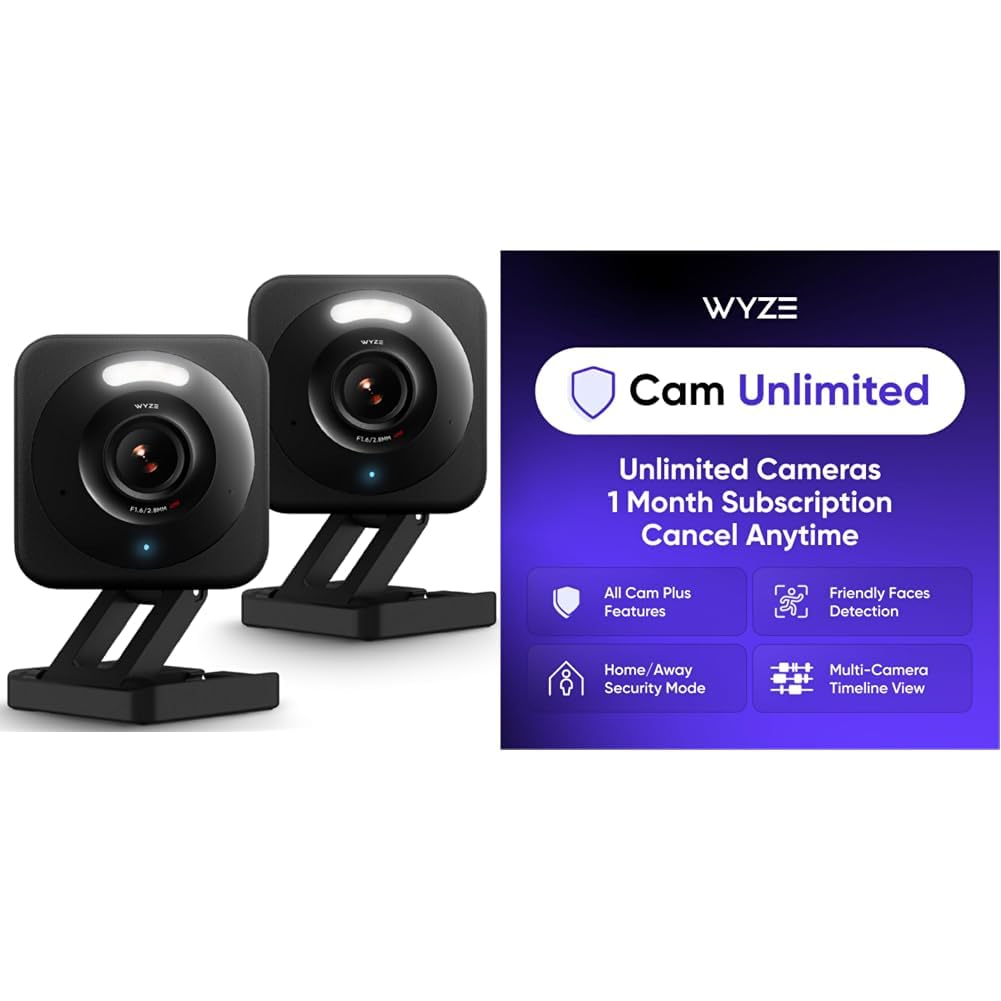 Wyze Cam v4 2K Indoor & Outdoor Smart Security Camera