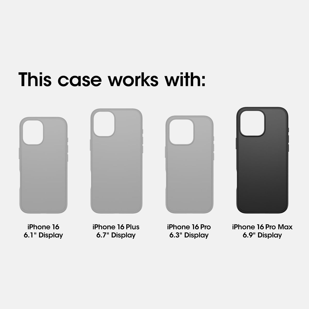 OtterBox iPhone 16 Pro Max Defender Series Case - Black