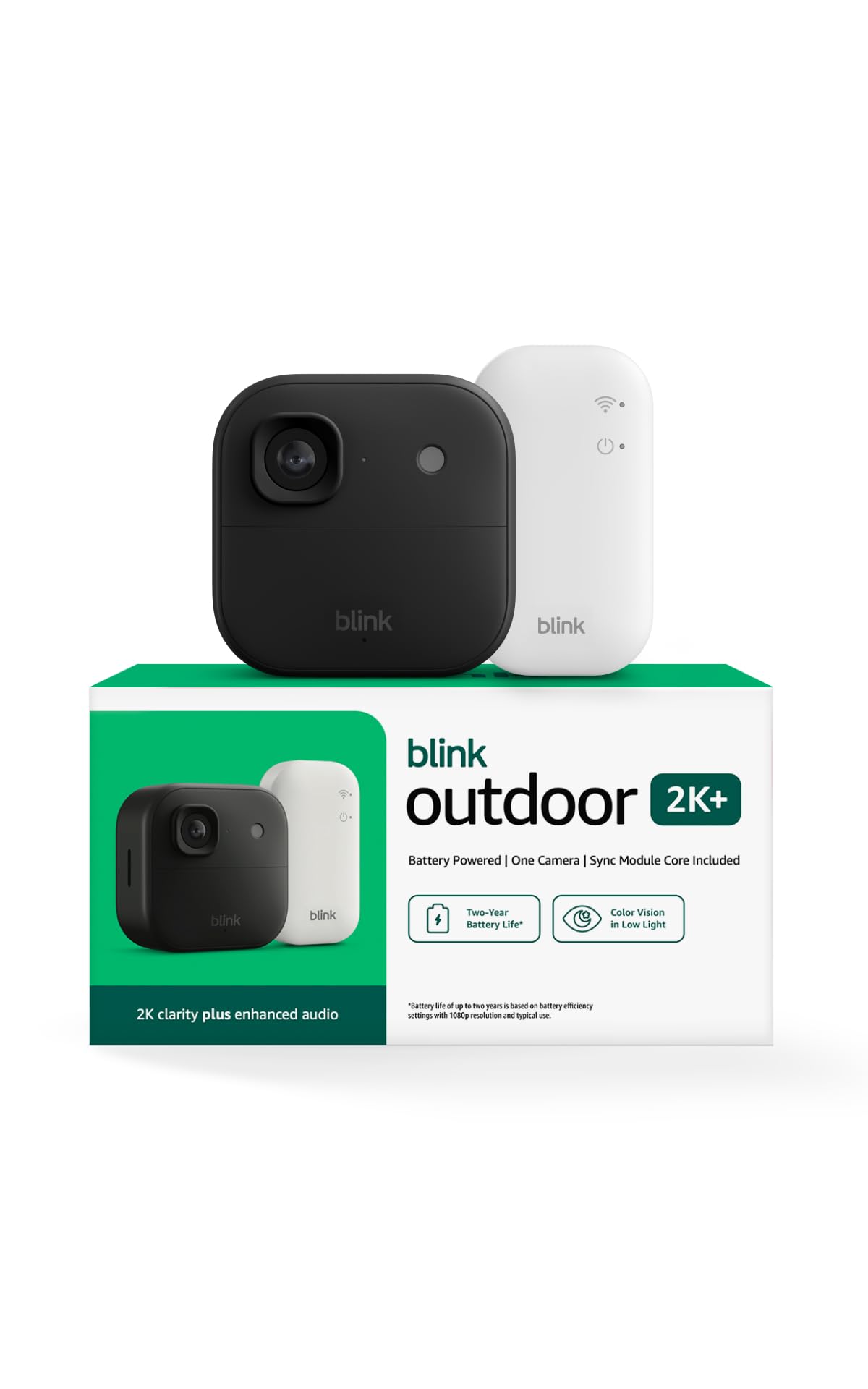 Blink Outdoor 2K+ Wireless Smart Security Camera System