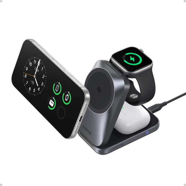 Anker Prime 25W Qi2.2 3-in-1 Foldable MagSafe Charger
