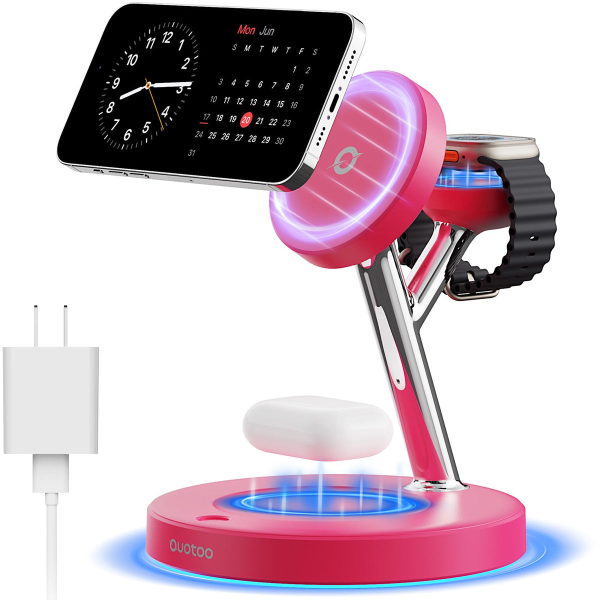 3-in-1 MagSafe Wireless Charging Stand for Apple Devices