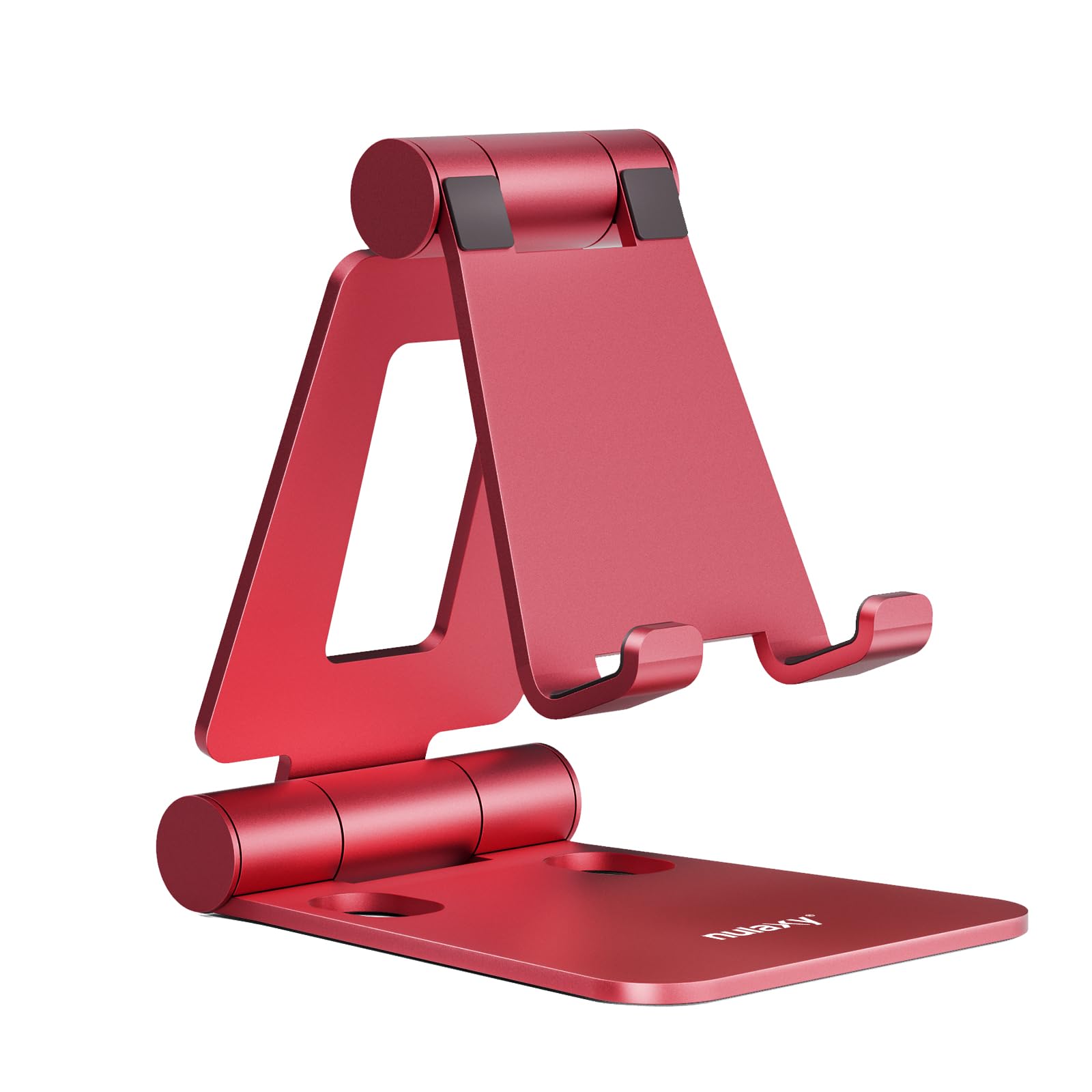 Nulaxy Dual Folding Adjustable Cell Phone Stand for Desk