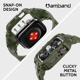 amBand M1 Rugged Sport Case & Band for Apple Watch