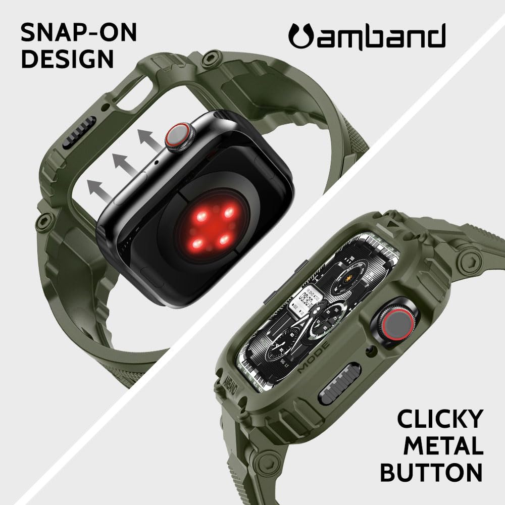 amBand M1 Rugged Sport Case & Band for Apple Watch