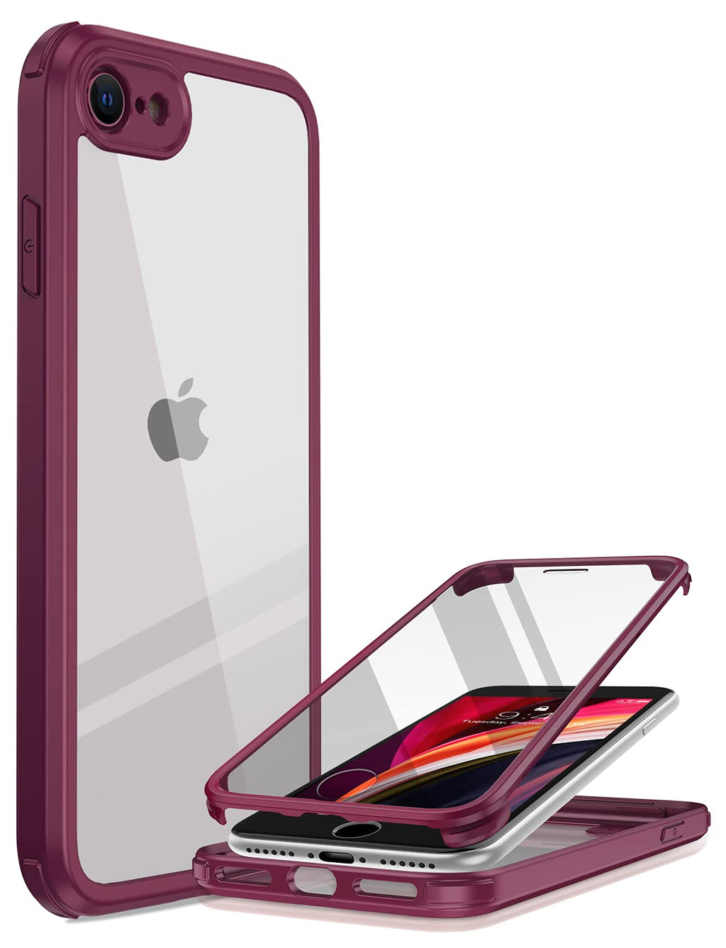 Miracase Full Body for iPhone All Series Glass Case 2026