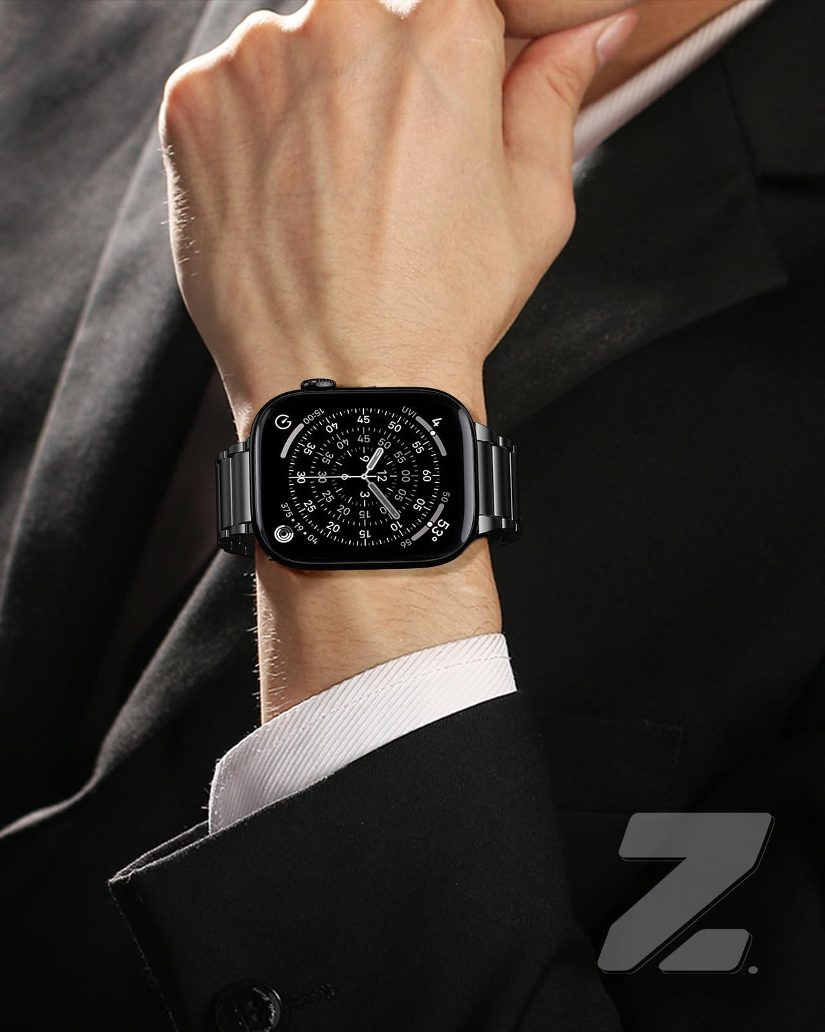 ZABUDUO Titanium Apple Watch Band for 42–49mm Models