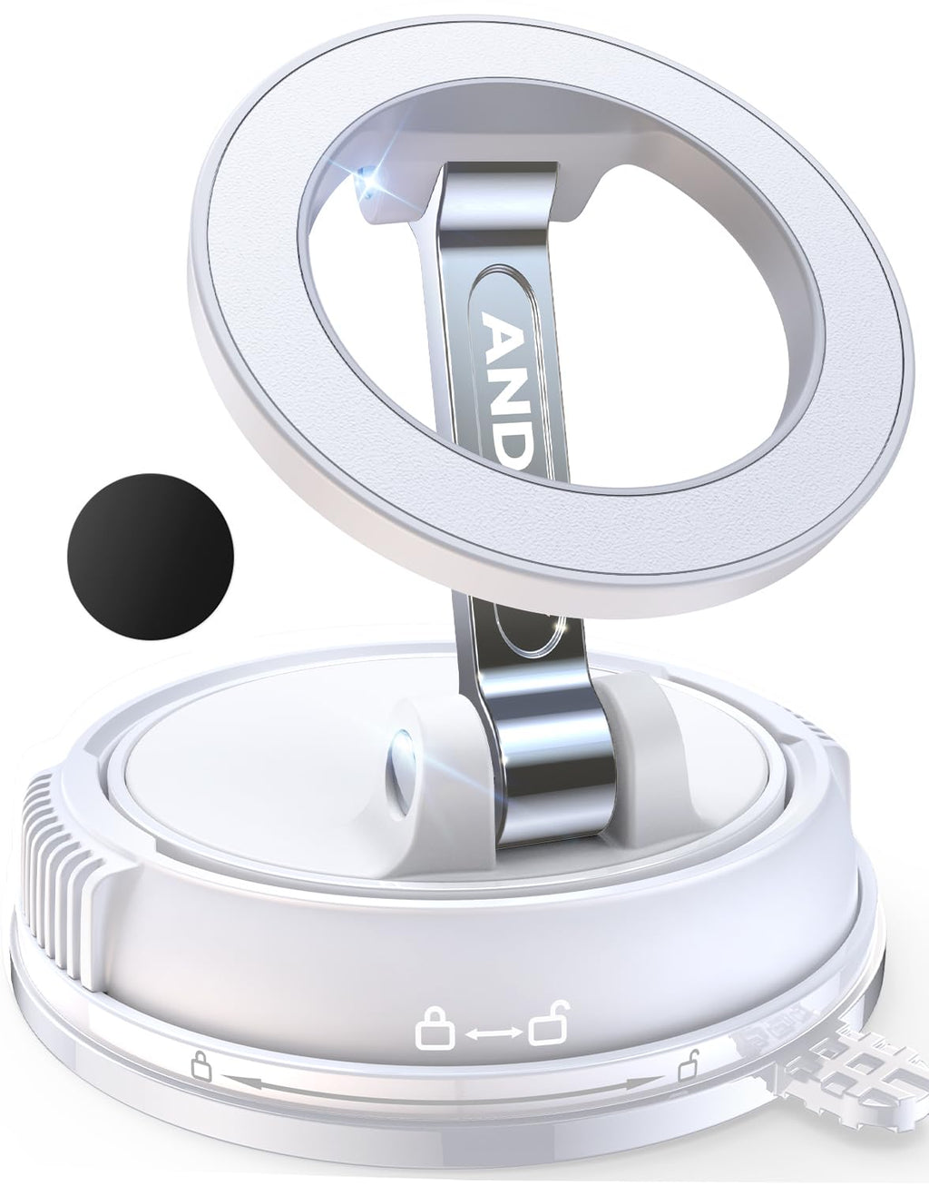 ANDERY Car Phone Holder for Magsafe [78+LBS Strongest Suction & 2400gf Magnetic] 360° Adjustable Car Phone Mount, Phone Holders for Your Car for iPhone 17 Pro Max 16 15 14 13 12 Air Plus