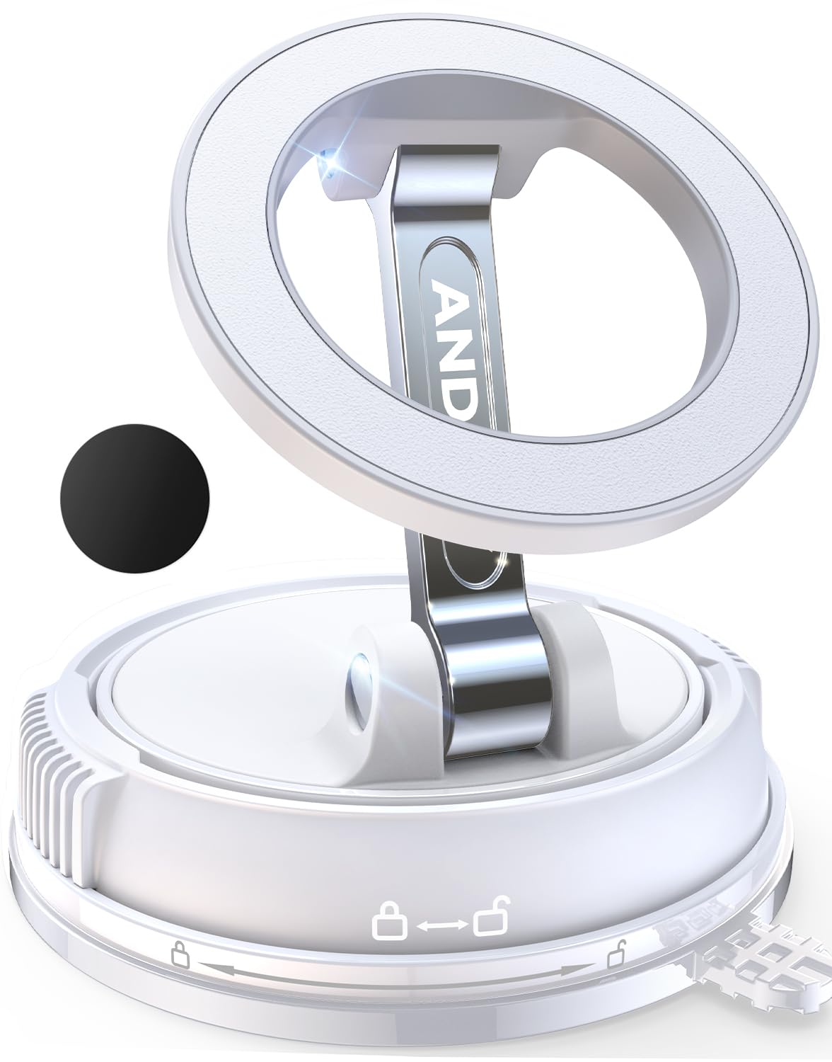 ANDERY Car Phone Holder for Magsafe [78+LBS Strongest Suction & 2400gf Magnetic] 360° Adjustable Car Phone Mount, Phone Holders for Your Car for iPhone 17 Pro Max 16 15 14 13 12 Air Plus