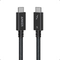 Anker Prime Thunderbolt 5 Cable, USB C to USB-C Cable, 240W Charging, 80Gbps Data Transfer, Up to 120Gbps Bandwidth, 8K/4K Displays, for iPhone 16, MacBook, and More (Thunderbolt 5-Certified)