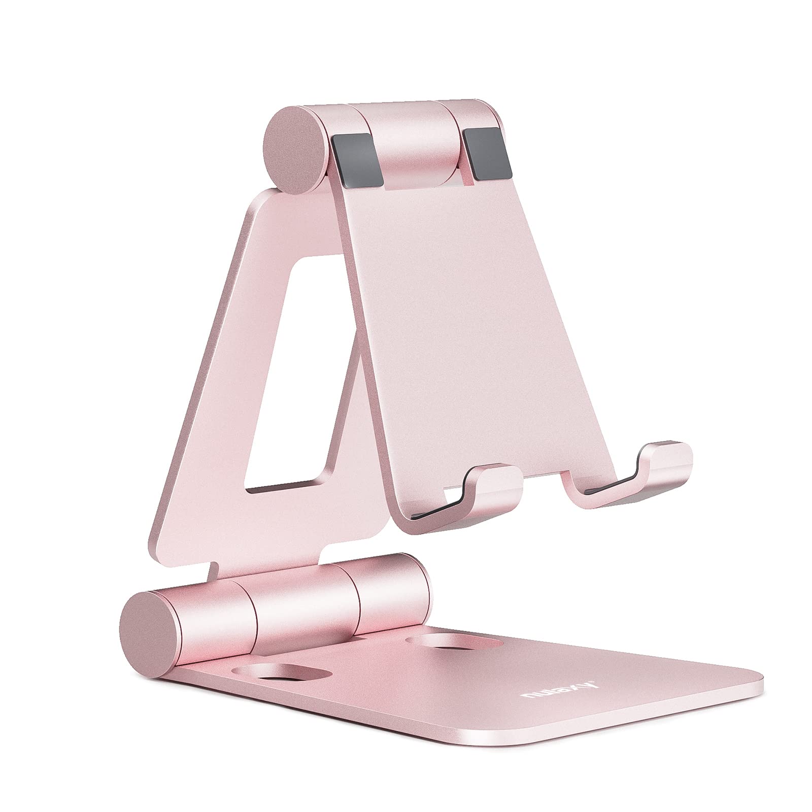 Nulaxy Dual Folding Adjustable Cell Phone Stand for Desk