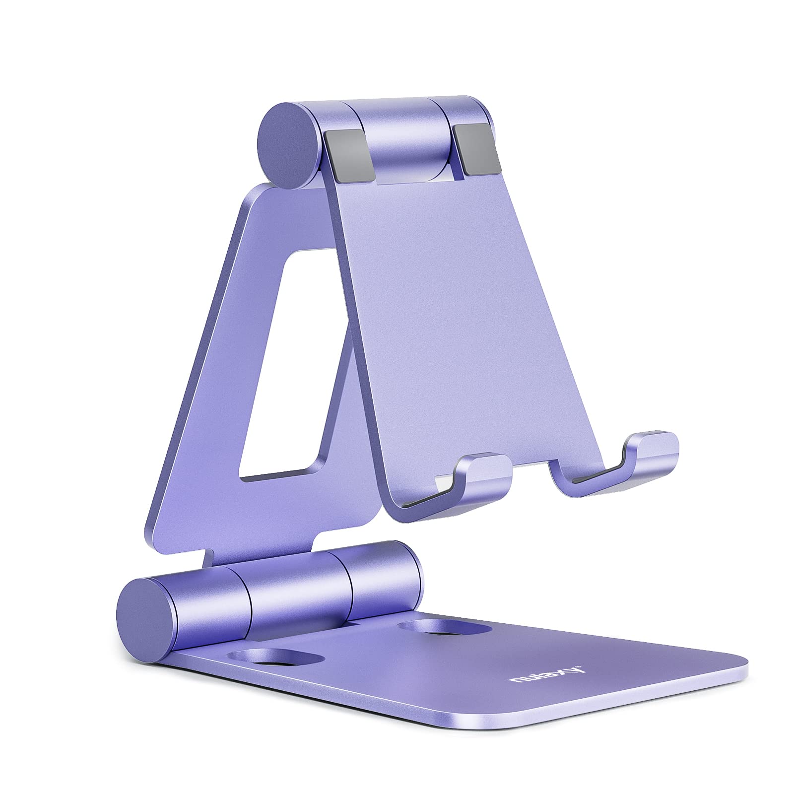Nulaxy Dual Folding Adjustable Cell Phone Stand for Desk