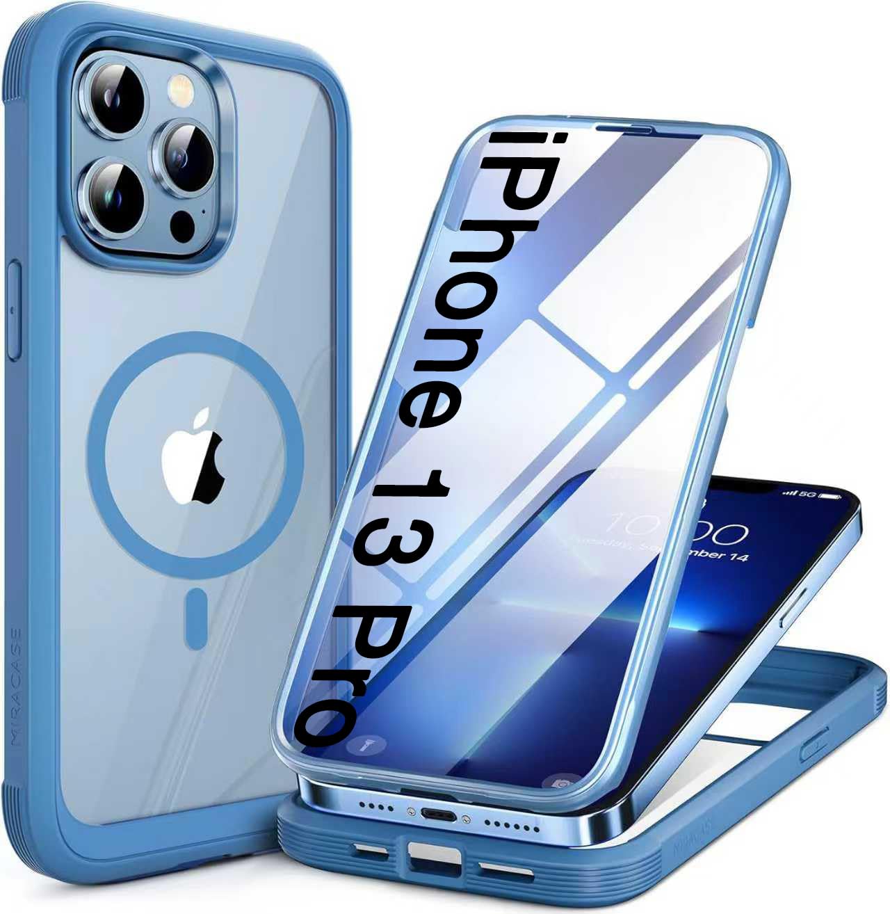 Miracase Full Body for iPhone All Series Glass Case 2026