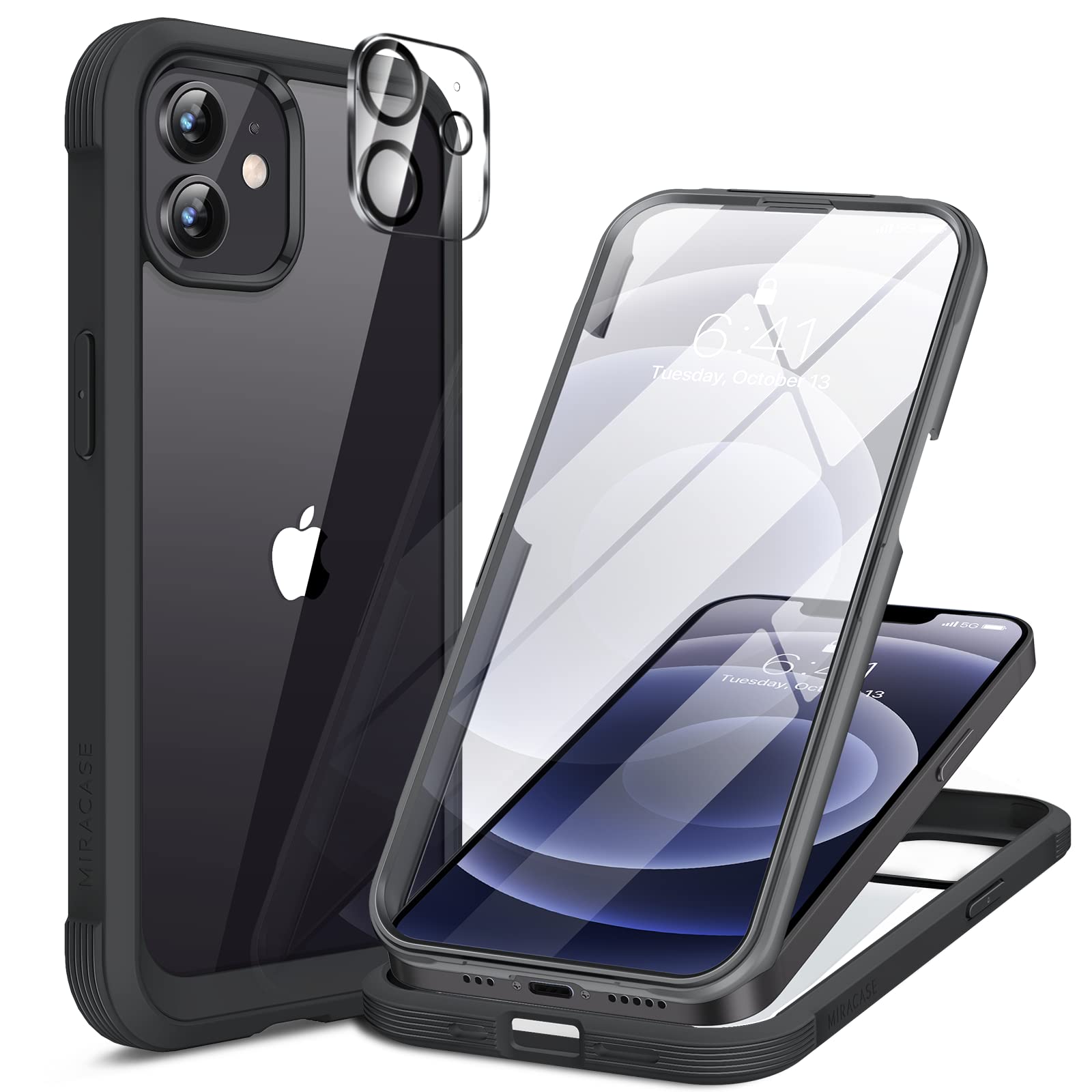 Miracase Full Body for iPhone All Series Glass Case 2026