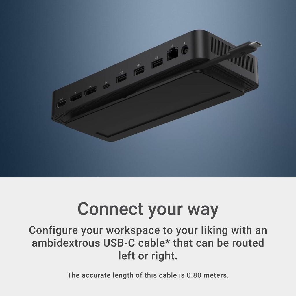 Dell Pro WD25 USB-C Laptop Docking Station with 100W Power