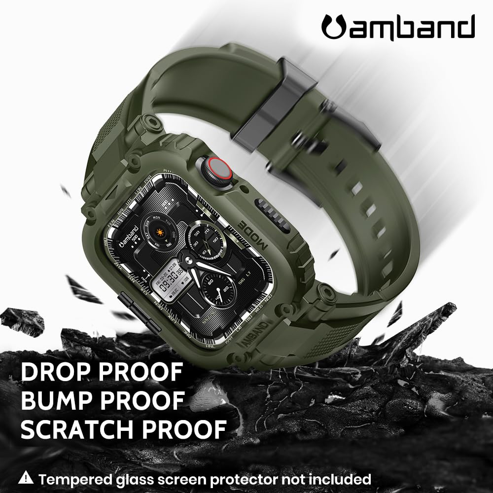 amBand M1 Rugged Sport Case & Band for Apple Watch