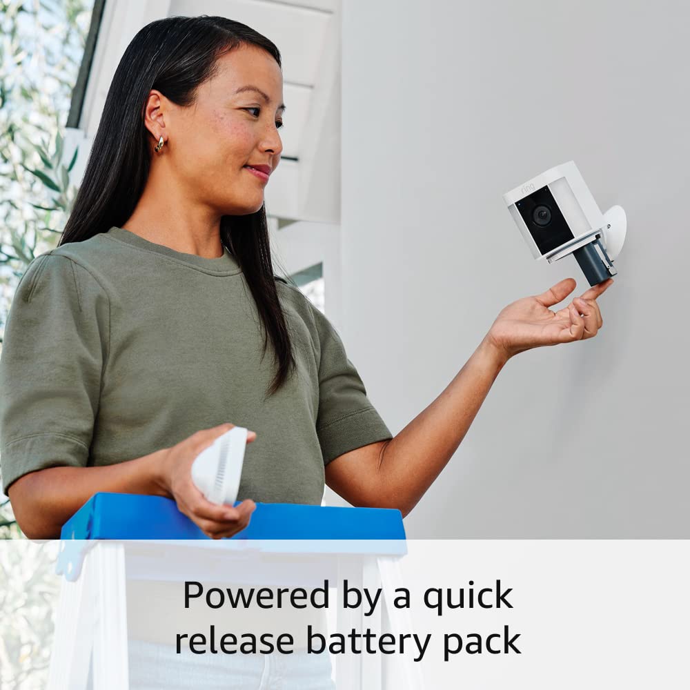 Ring Spotlight Cam Plus & Outdoor Cam Plus Battery Bundle
