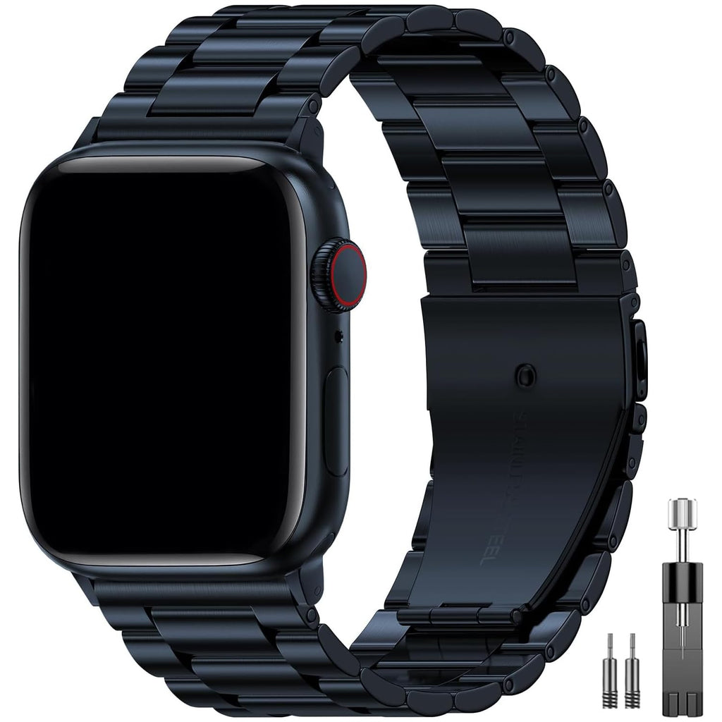 EPULY Stainless Steel Apple Watch Band for 38–49mm Models