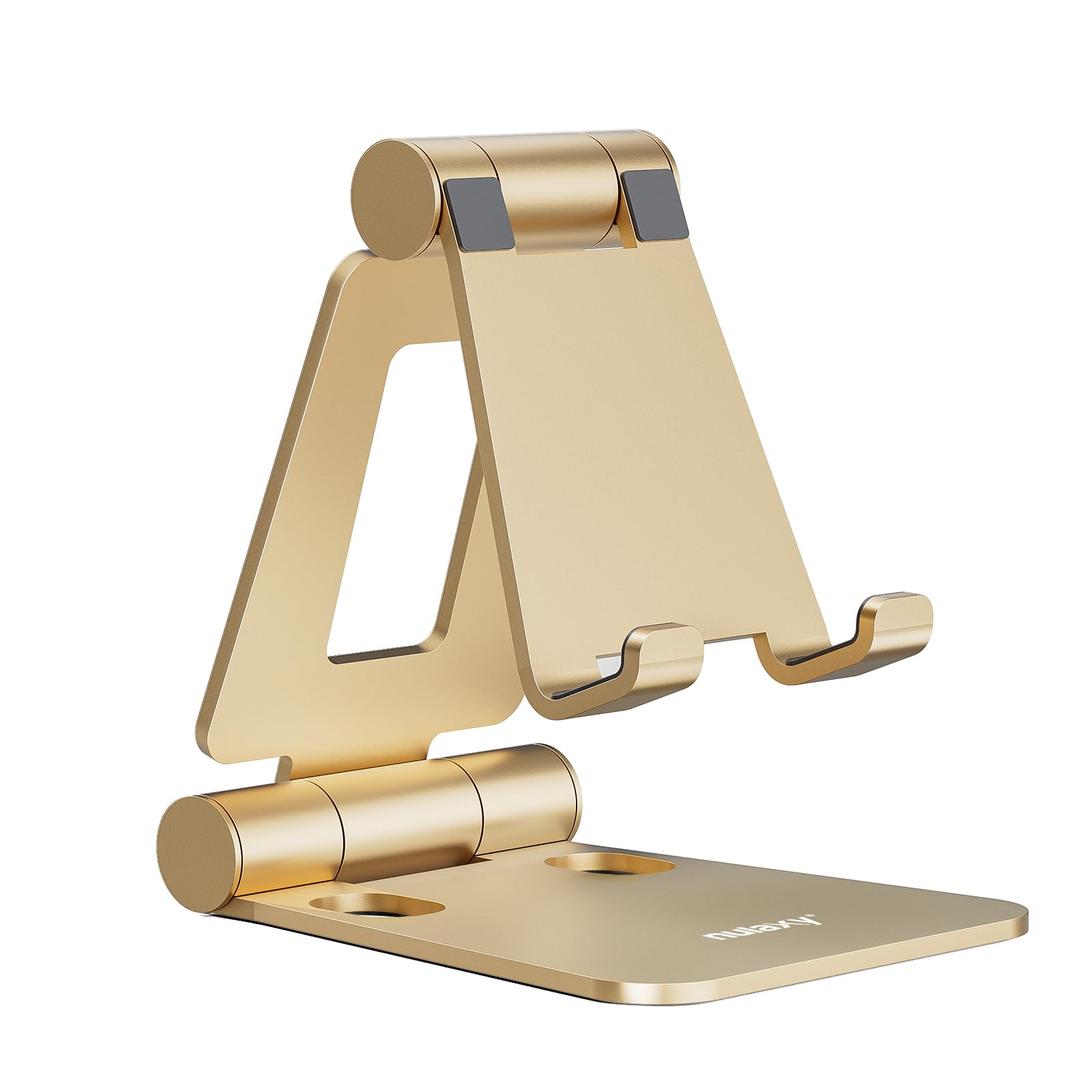 Nulaxy Dual Folding Adjustable Cell Phone Stand for Desk