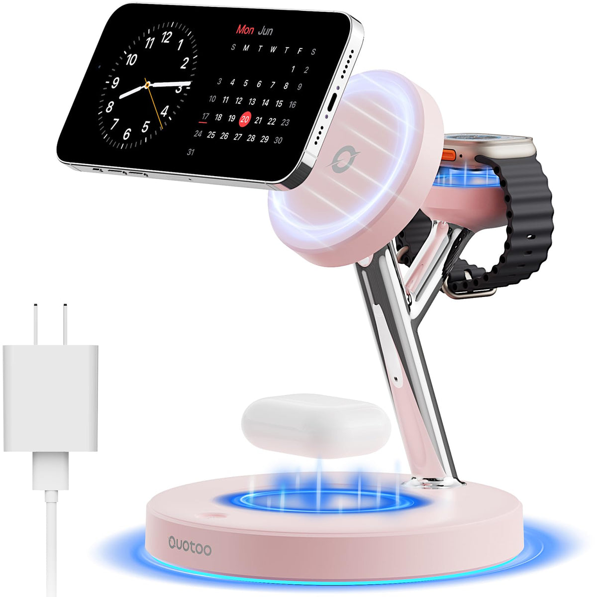 3-in-1 MagSafe Wireless Charging Stand for Apple Devices