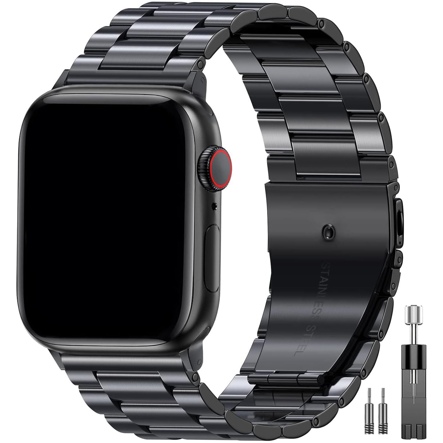 EPULY Stainless Steel Apple Watch Band for 38–49mm Models
