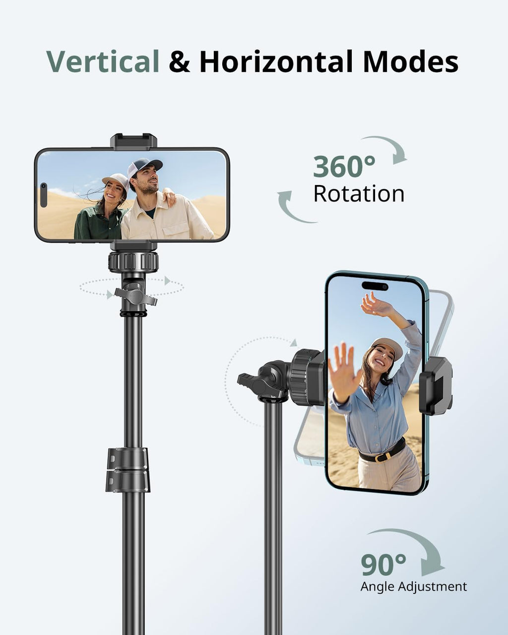 Sensyne Phone Tripod & Selfie Stick, Extendable Cell Phone Tripod Stand with Wireless Remote and Phone Holder, Compatible with iPhone Android Phone, Camera…