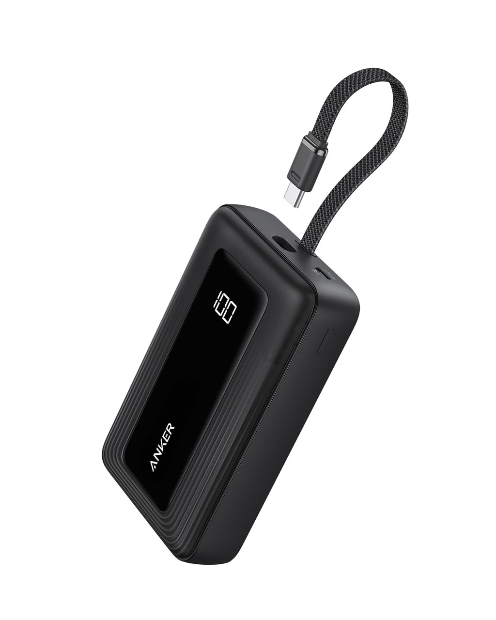 Anker Portable Charger, 10,000mAh 30W Power Bank, USB-C in and Out Fast Charging Battery Pack, Travel Essential Phone Power Bank, for iPhone 17/16, Galaxy and More