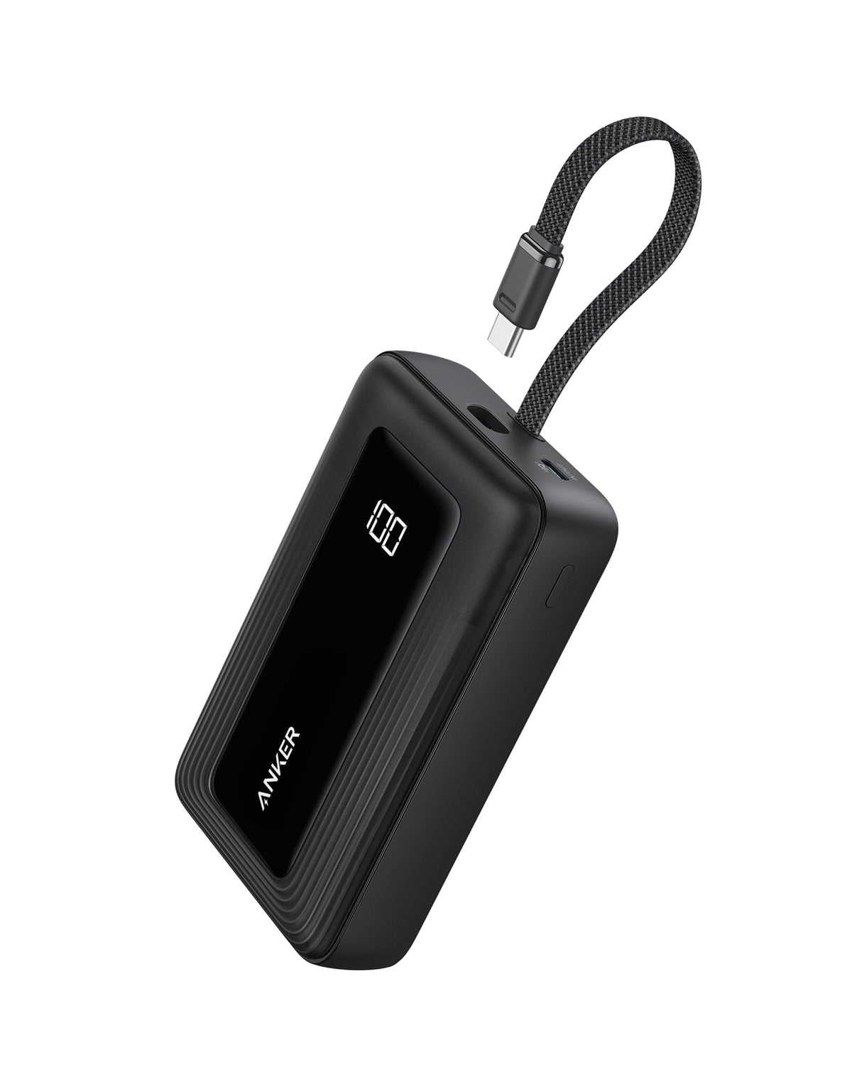 Anker Portable Charger, 10,000mAh 30W Power Bank, USB-C in and Out Fast Charging Battery Pack, Travel Essential Phone Power Bank, for iPhone 17/16, Galaxy and More