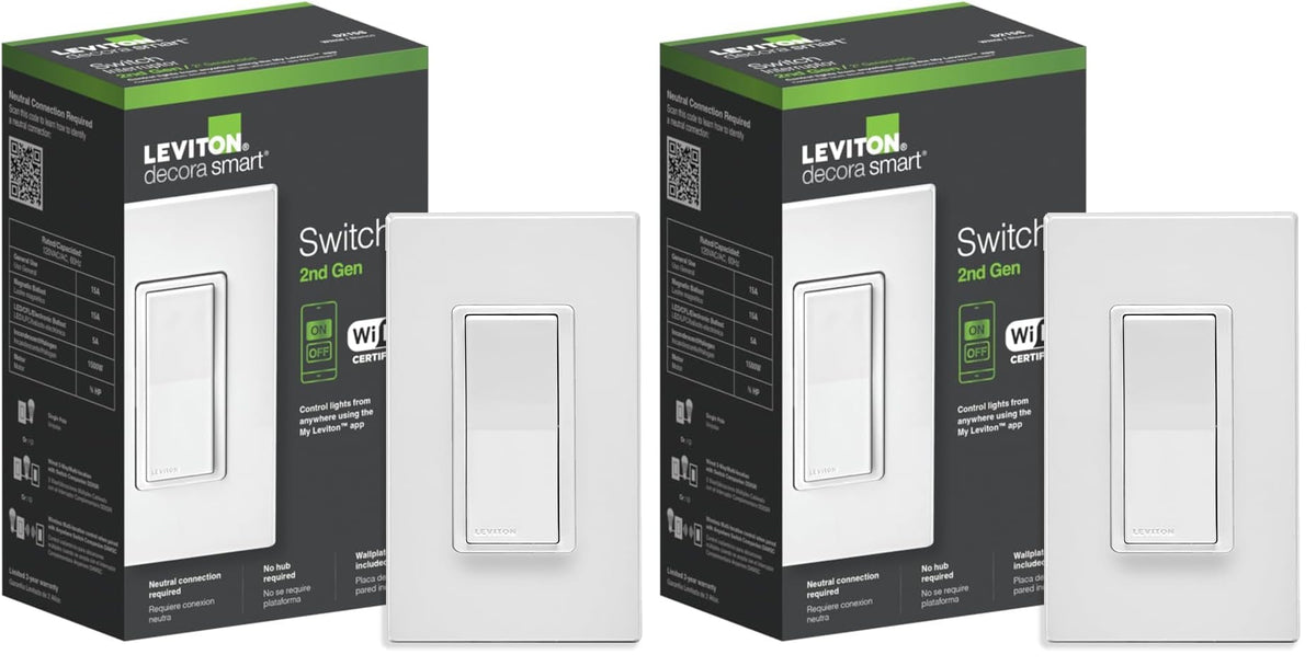 Leviton Decora 2nd Gen Wi-Fi Smart Dimmer Switch