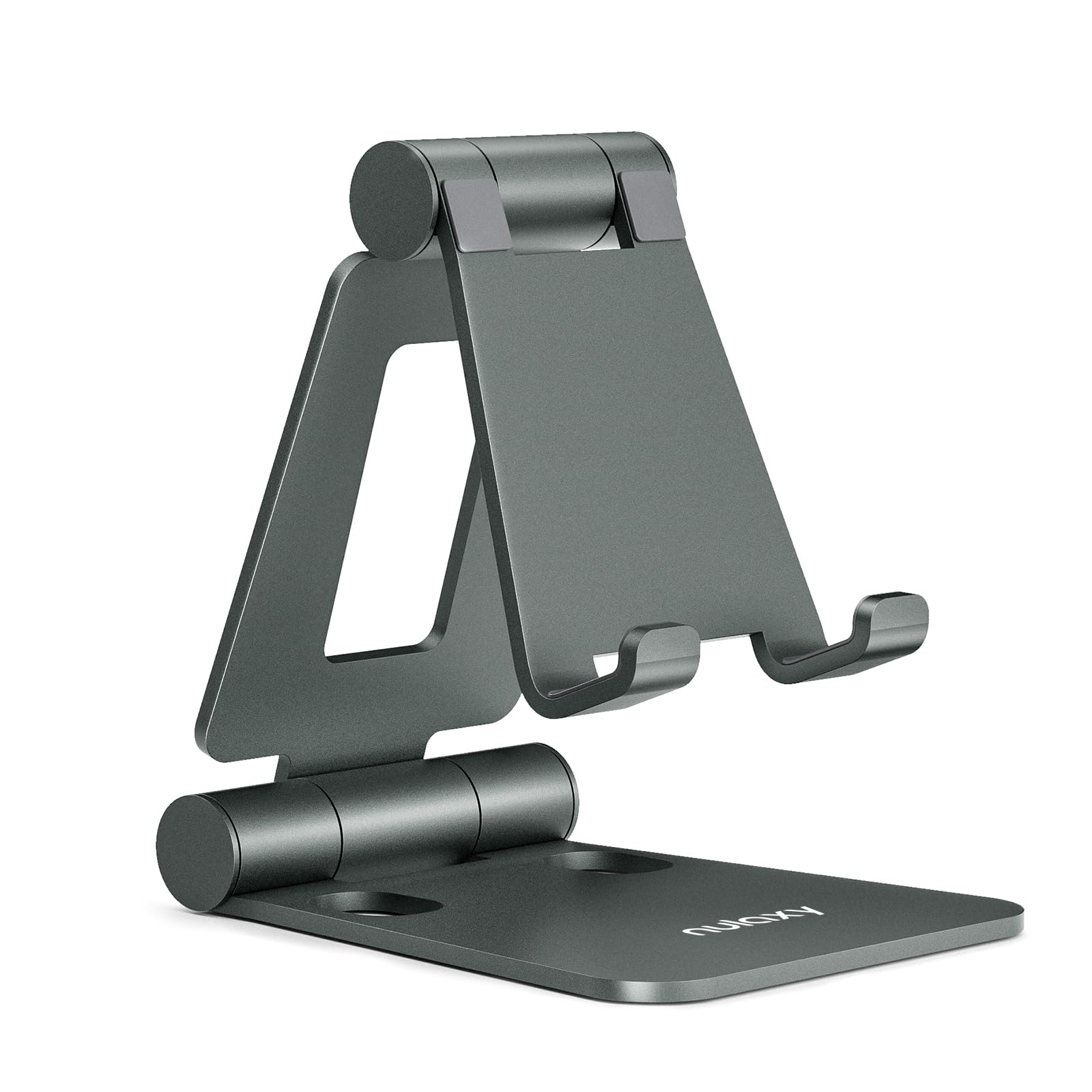 Nulaxy Dual Folding Adjustable Cell Phone Stand for Desk