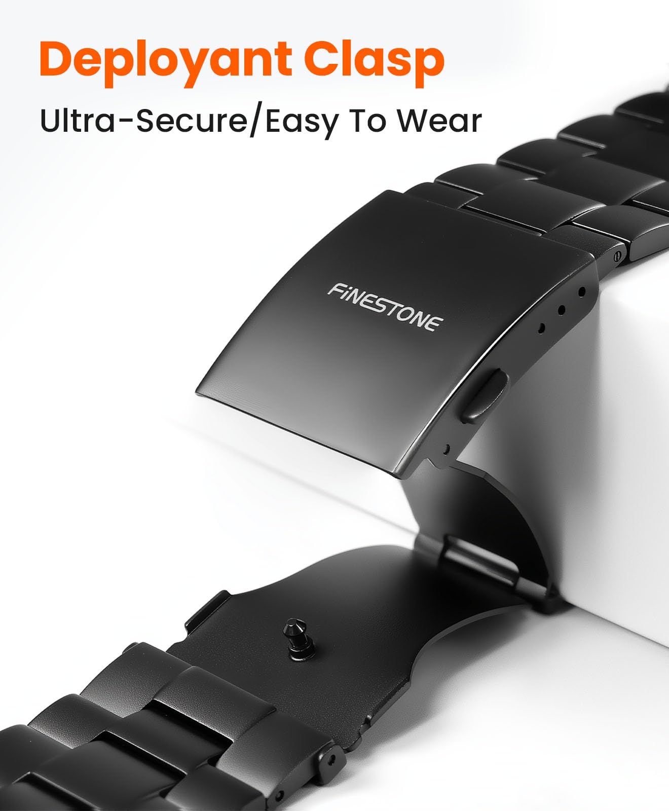 FiNESTONE CRNS01 Titanium Apple Watch Ultra Band for Men