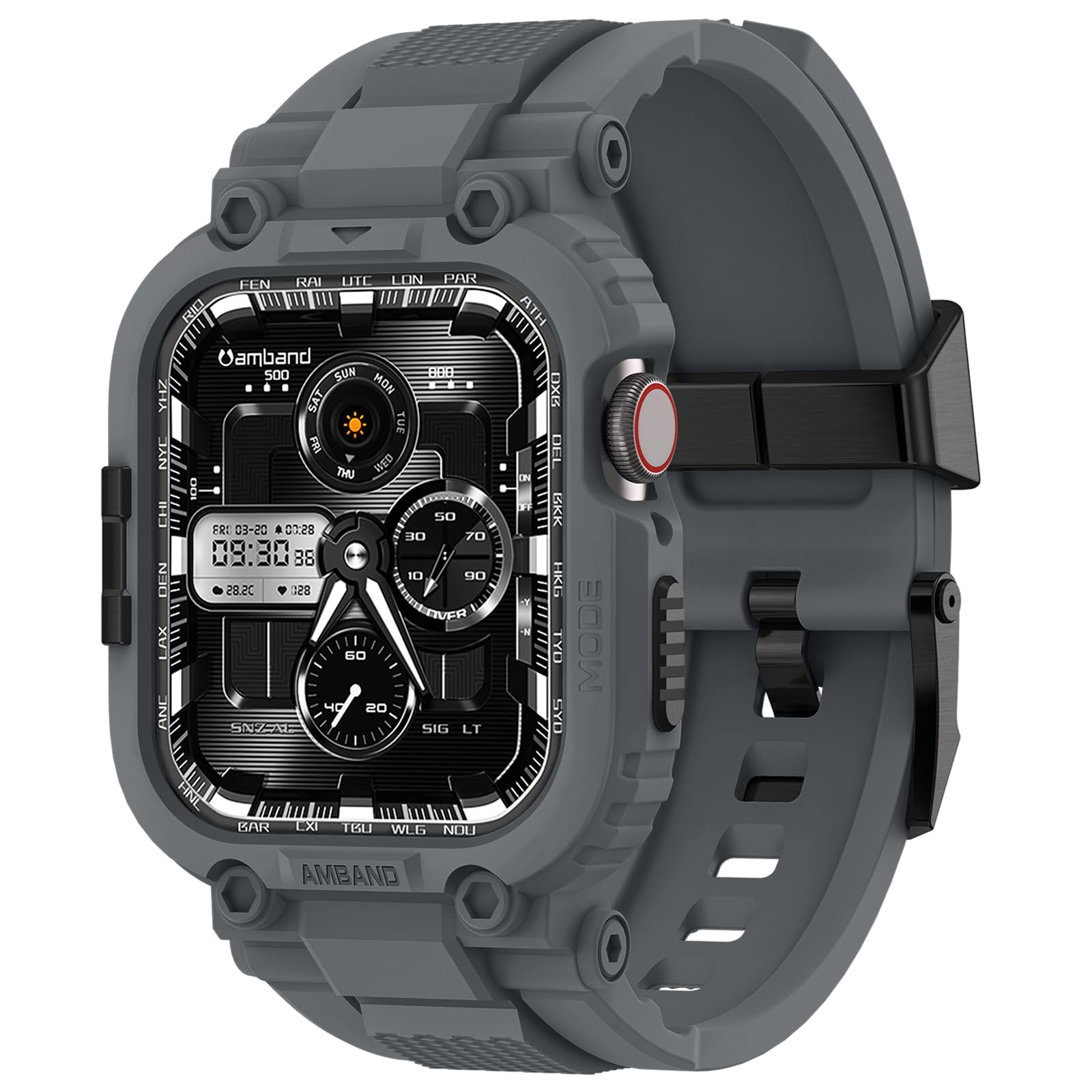 amBand M1 Rugged Sport Case & Band for Apple Watch