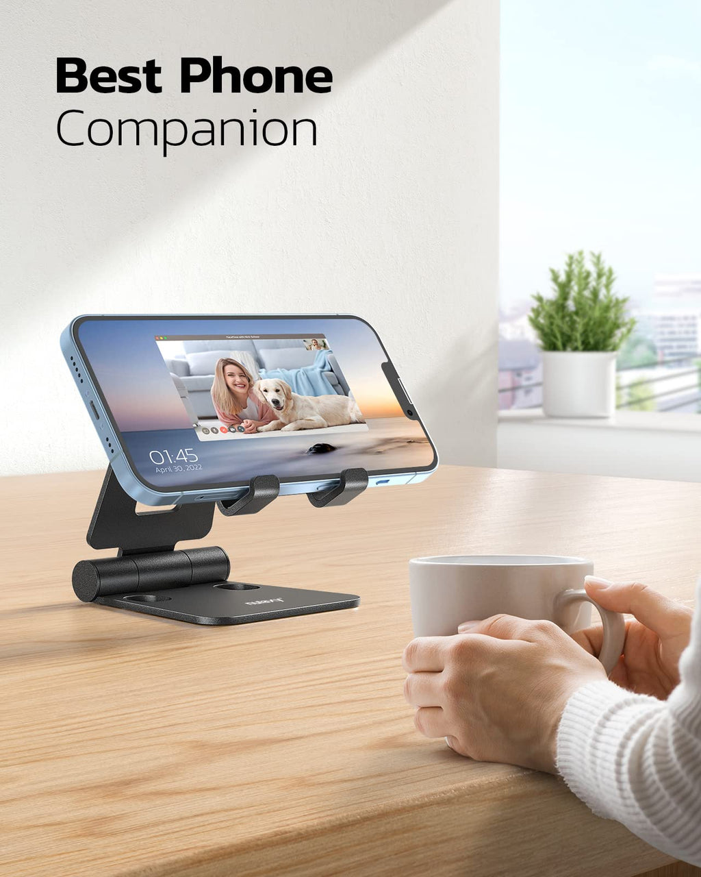 Nulaxy Dual Folding Cell Phone Stand-All