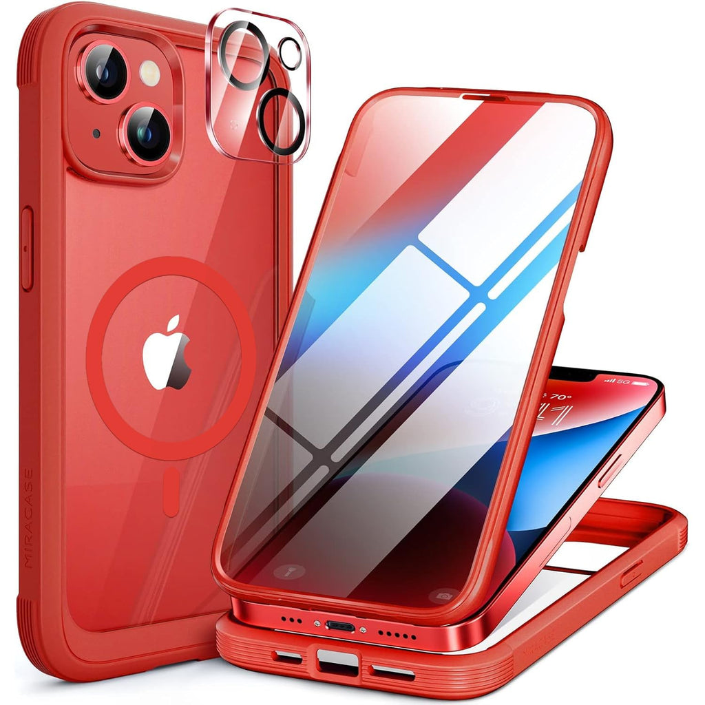 Miracase Full Body for iPhone All Series Glass Case 2026