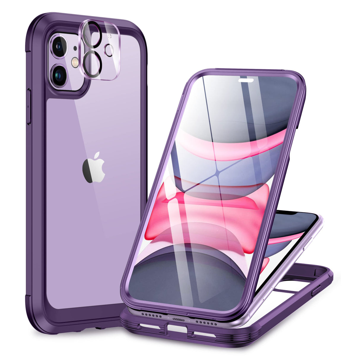 Miracase Full Body for iPhone All Series Glass Case 2026