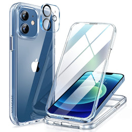 Miracase Full Body Glass Case for iPhone Series 2026