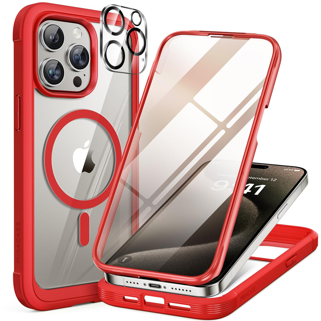 Miracase Full Body for iPhone All Series Glass Case 2026