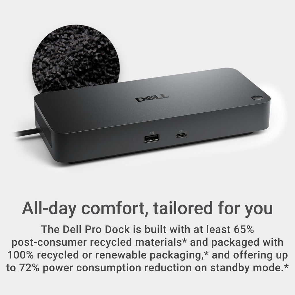 Dell Pro WD25 USB-C Laptop Docking Station with 100W Power