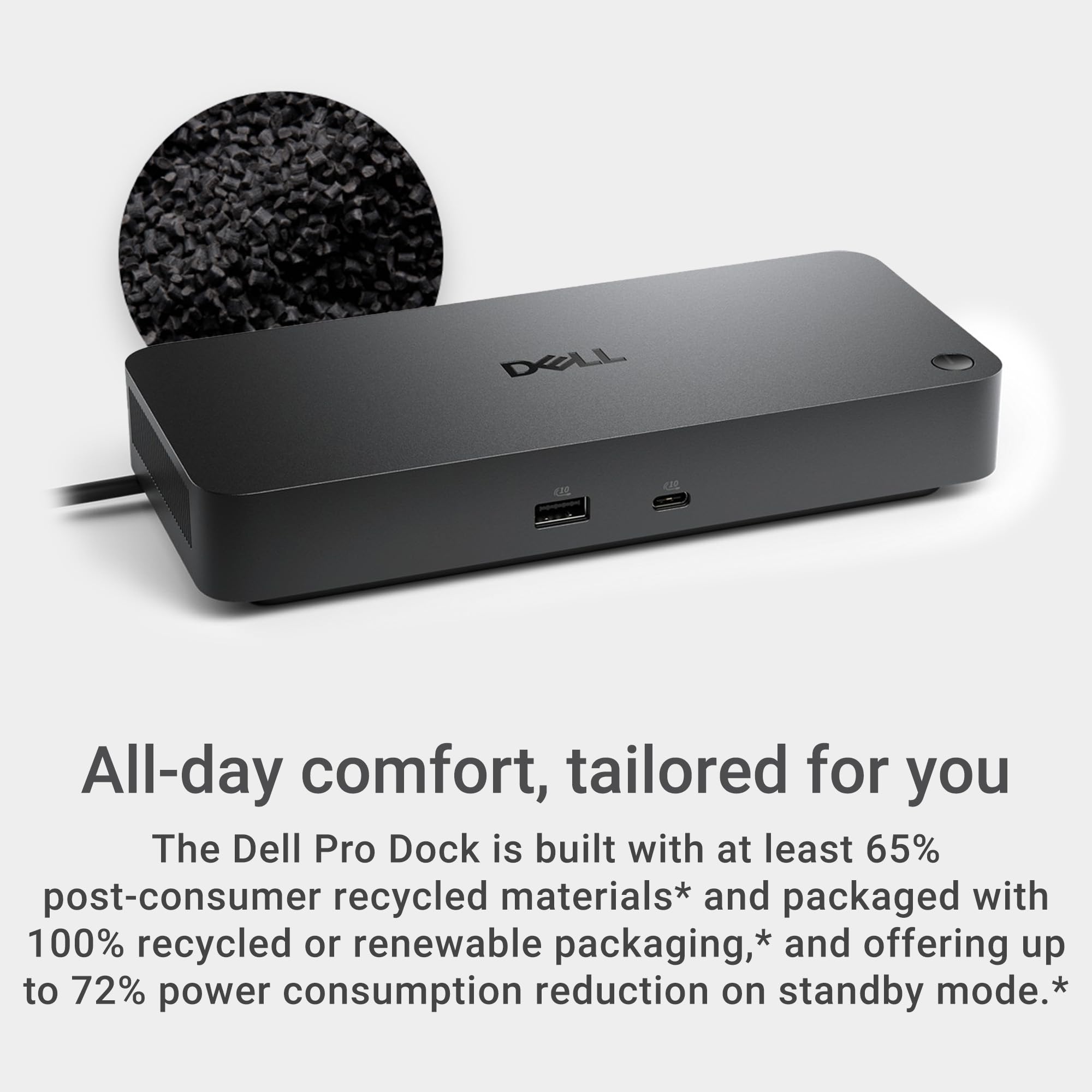 Dell Pro WD25 USB-C Laptop Docking Station with 100W Power