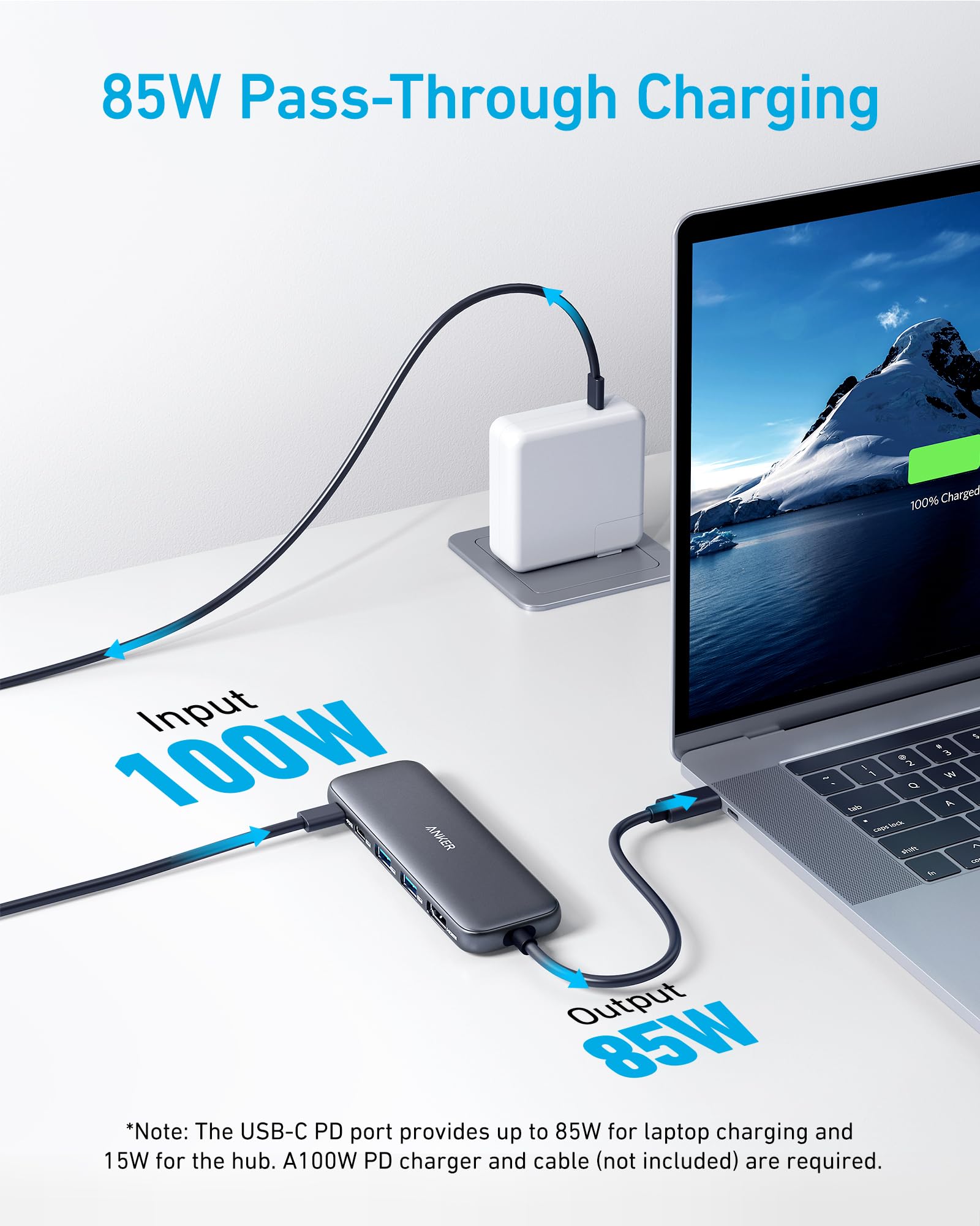 Anker 332 5-in-1 USB-C Hub with HDMI and USB Ports